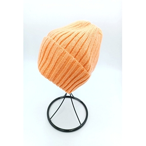 SCARPY CREATION BONNET CHAUD DOULBE SANS POMPON<br>Orange