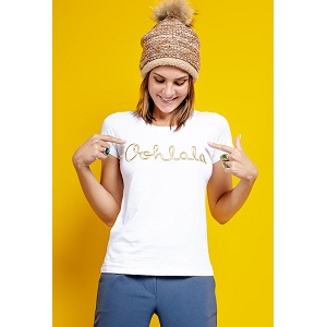 SCARPY CREATION EMMA T SHIRT BRODE OOHLALA<br>Or