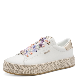 TAMARIS 23713-42-LACETS<br>Blanc
