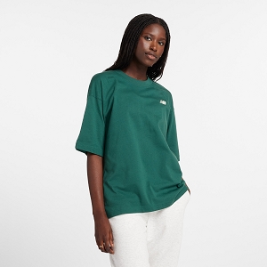 NEW BALANCE GRAPHIC OVERSIZED JERSEY T SHIRT<br>Vert