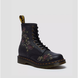 DR MARTENS 1460 FLORAL<br>Noir