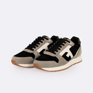 FAGUO ELM RUNNING SYN WOVEN SUEDE<br>Noir