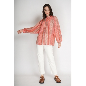SCARPY CREATION BLOUSE BRODEE<br>Rose