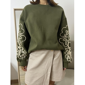 SCARPY CREATION SWEAT DETAILS MANCHES<br>Vert