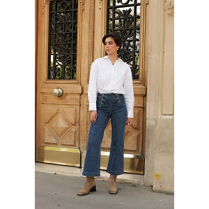 SCARPY CREATION JEANS WIDE<br>Bleu