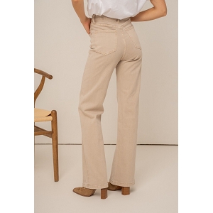  JEANS BARBARA WIDE<br>Beige