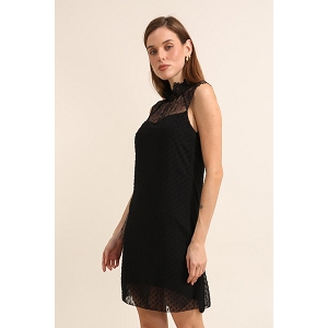  ROBE DENTELLE SOIREE<br>Noir