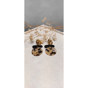  BOUCLES DOREILLES CAPUCINA<br>Or