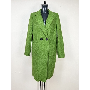  VESTE MANTEAU MOUTONNEE<br>Vert