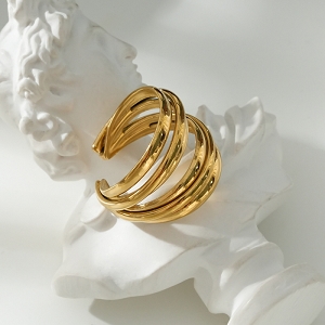  BAGUE MULTI CORDES<br>Or