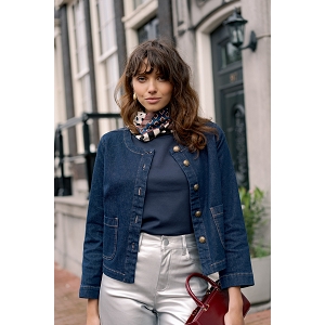  VESTE JEANS VICTOIRE<br>Bleu