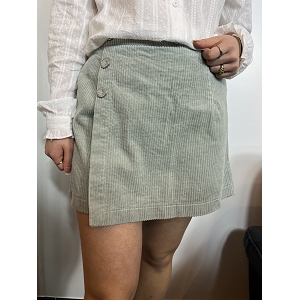  JUPE SHORT VELOURS<br>Vert