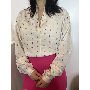  CHEMISE A POIDS BOUTONS AU DOS<br>Rose