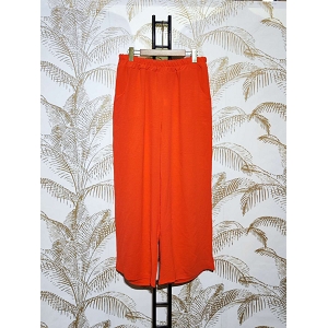 SCARPY CREATION PANTALON COUPE DROIT MICRO FIBRE<br>Rouge
