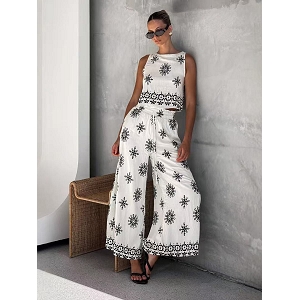 SCARPY CREATION COMPLET GILET PANTALON<br>Blanc
