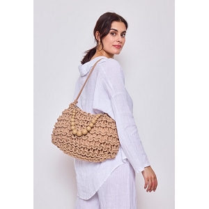 SCARPY CREATION SAC A MAIN TISSE CHIC<br>Gris