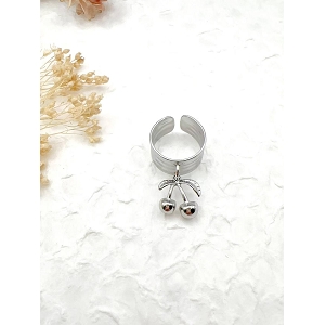 SCARPY CREATION BAGUE EN ACIER INOXIDABLE<br>Argent