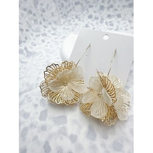 SCARPY CREATION BOUCLE OREILLE FANTAISIE<br>Naturel