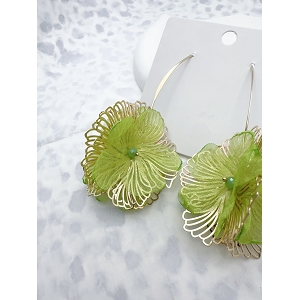 SCARPY CREATION BOUCLE OREILLE FANTAISIE<br>Vert