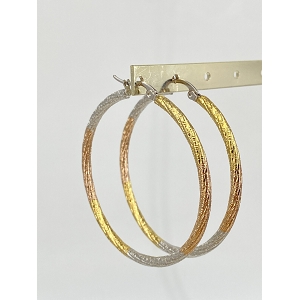 SCARPY CREATION BOUCLE OREILLE CREOLES<br>Or