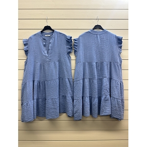 SCARPY CREATION ROBE DE 100 COTONES<br>Bleu