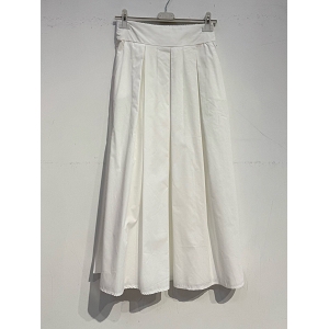SCARPY CREATION JUPE EN COTON GLACE<br>Blanc