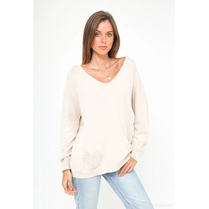 SCARPY CREATION PULL SANS COUTURE<br>Beige