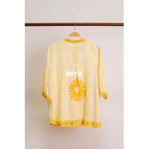 SCARPY CREATION T SHIRT CHEMISE FLORAL<br>Jaune