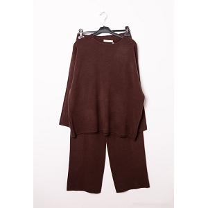 SCARPY CREATION PULL PANTALON ENSEMBLE SWEET<br>Marron