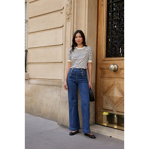 SCARPY CREATION JEANS LARGE VICTO<br>Bleu