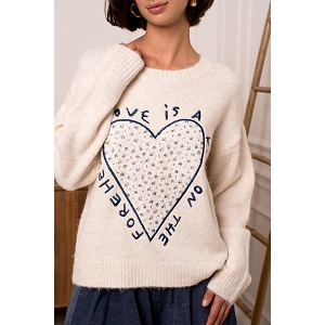 SCARPY CREATION PULL COEUR<br>Beige