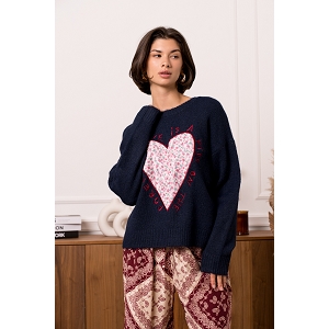 SCARPY CREATION PULL COEUR<br>Bleu