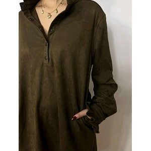 SCARPY CREATION ROBE VELOURS<br>Marron