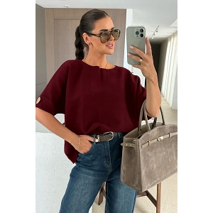 SCARPY CREATION PULL BOUTON DOREE<br>Rouge