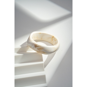 SCARPY CREATION BRACELET JONC RESINE<br>Beige