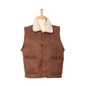 SCARPY CREATION GILET VEGAN<br>Marron