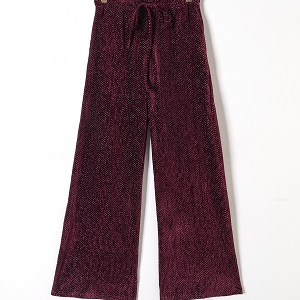 SCARPY CREATION PANTALON EPONGE VELOURS<br>Rouge