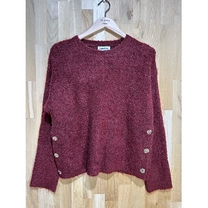 SCARPY CREATION PULL TROIS BOUTON<br>Rouge
