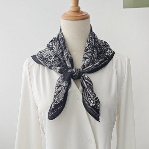 SCARPY CREATION FOULARD CARRE<br>Noir