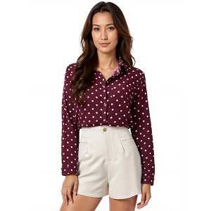 SCARPY CREATION CHEMISE POIS<br>Rouge