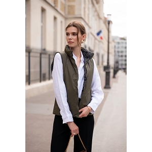 SCARPY CREATION GILET REVERSIBLE LEO<br>Vert