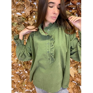 SCARPY CREATION CHEMISE FROUFROU<br>Vert