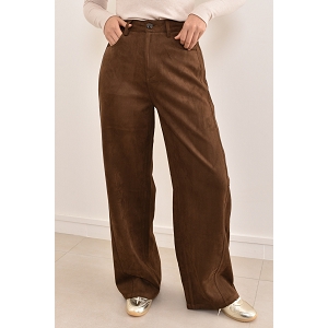 SCARPY CREATION PANTALON SUEDINE<br>Marron