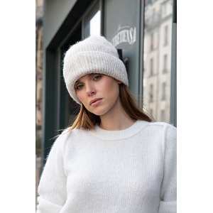 SCARPY CREATION BONNET POLAIRE CHINE<br>Beige