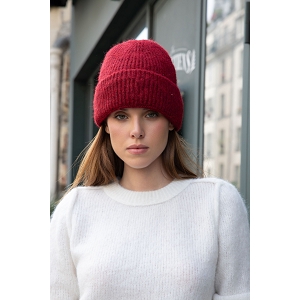 SCARPY CREATION BONNET POLAIRE CHINE<br>Rouge
