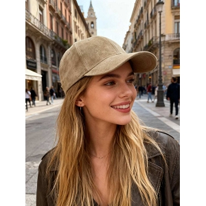 SCARPY CREATION CASQUETTE VELOURS<br>Beige