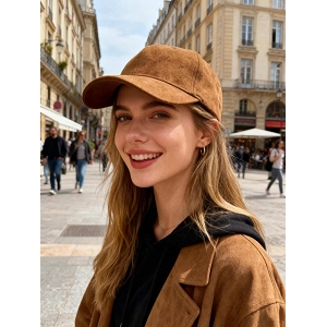 SCARPY CREATION CASQUETTE VELOURS<br>Naturel