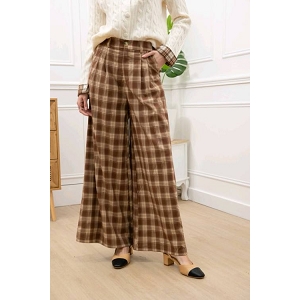 SCARPY CREATION PANTALON CARREAU<br>Marron