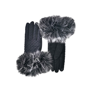 SCARPY CREATION GANT TACTILE  MANCHON TRESSE<br>Noir