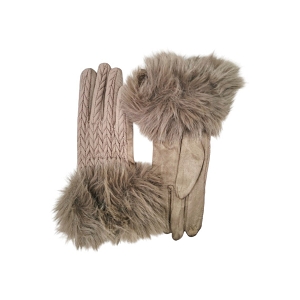 SCARPY CREATION GANT TACTILE  MANCHON TRESSE<br>Gris